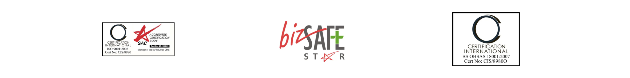 Kong Jun Engineering Accreditations